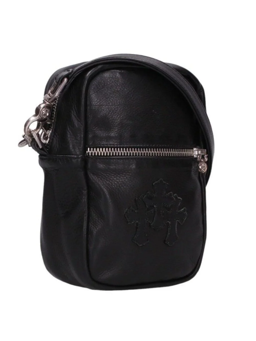 Chrome Hearts Taka Mini Lthr Mini Cemetery Cross Patch Leather Shoulder Bag